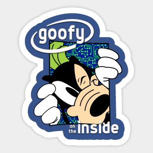 Goofy on the Inside Sticker